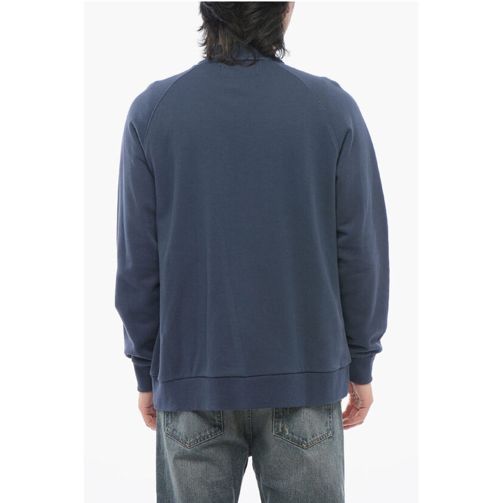 Viktor & Rolf Brushed Cotton Zip-up Sweatshirt with Patch Pockets
