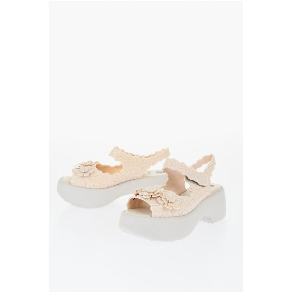 Viktor & Rolf MELISSA Rubber BLOSSOM Sandals with Platform Sole