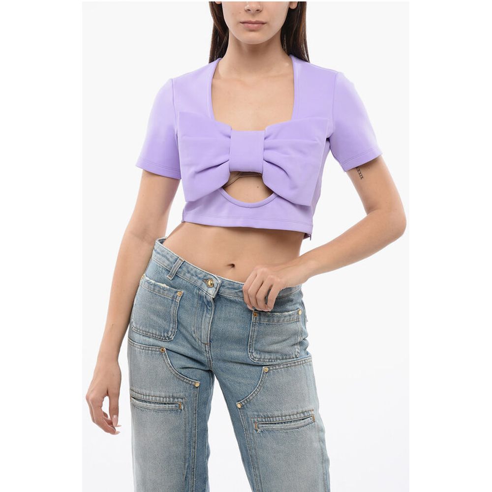 Viktor & Rolf Cropped BANDEAU Top With Maxi Bow