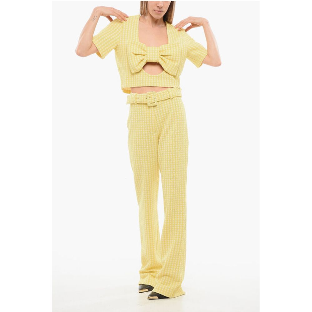 Viktor & Rolf 70S Flared Buckle Pants