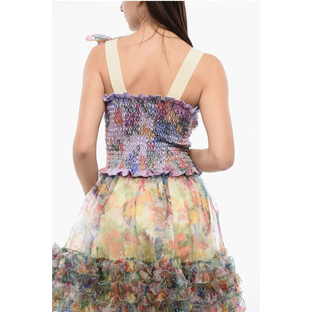 Viktor & Rolf Floral Print HAUTE FANTASIE Top With Bows