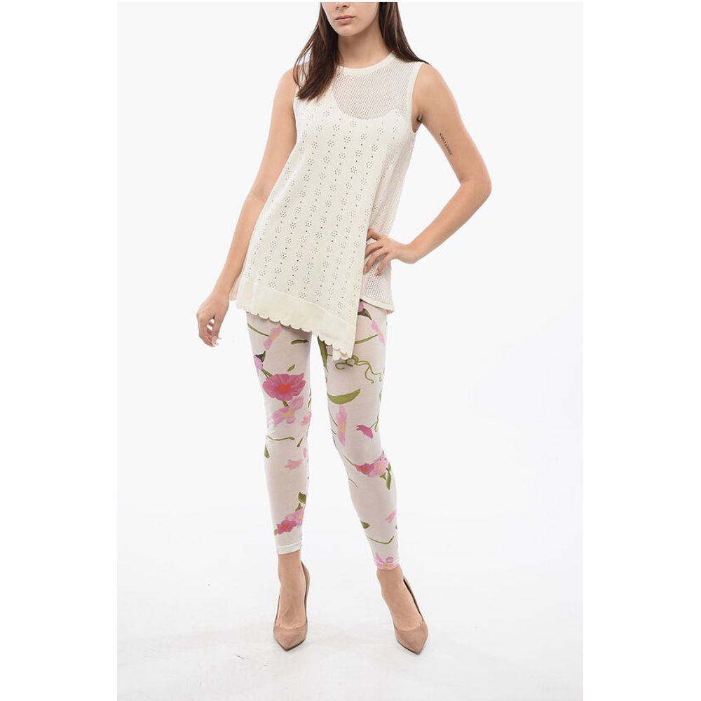 Viktor & Rolf Sleeveless HANGING BY A THREAD Top With Mesh Detail