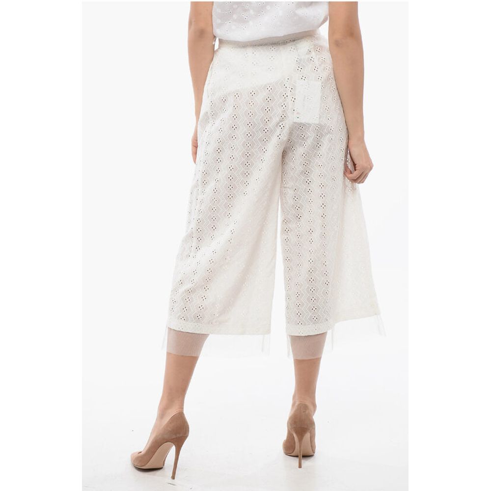 Viktor & Rolf Pleated Sangallo NICE & BREEZY HIgh-Waisted Pants