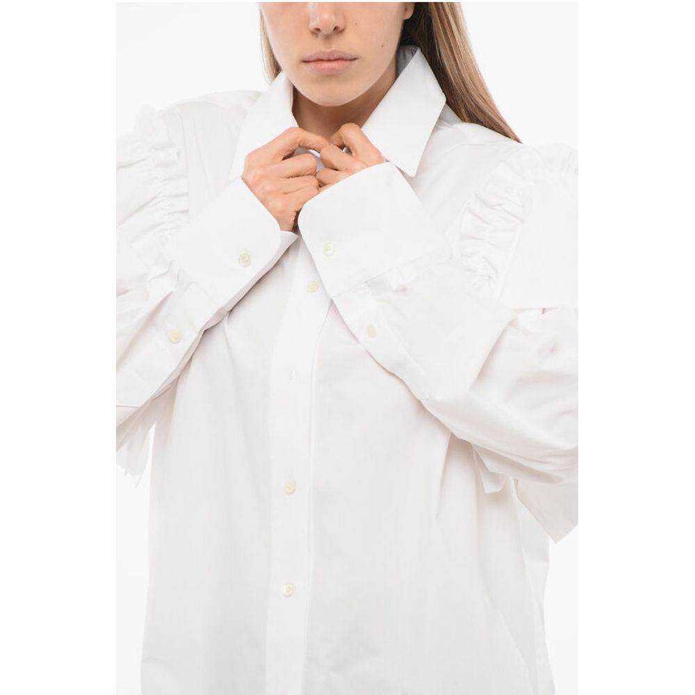 Viktor & Rolf Volant AMSTERDAM Blouse with Rhinestones