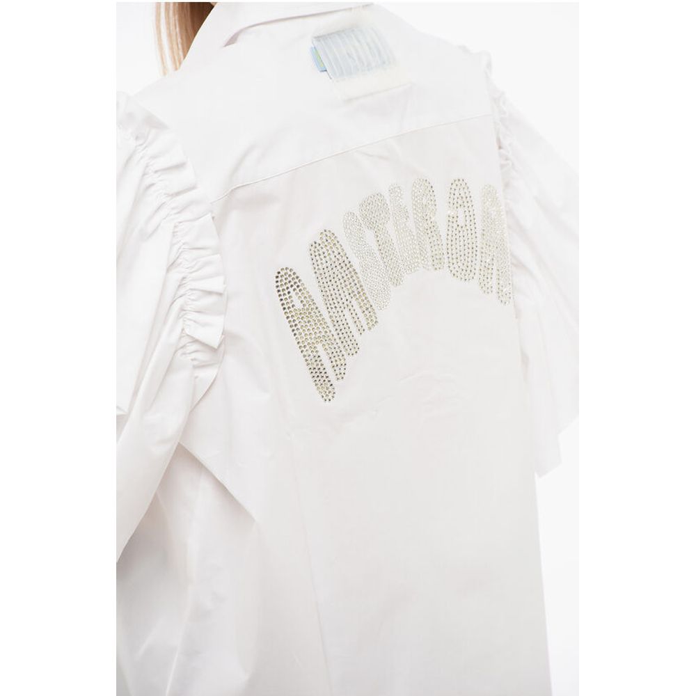 Viktor & Rolf Volant AMSTERDAM Blouse with Rhinestones