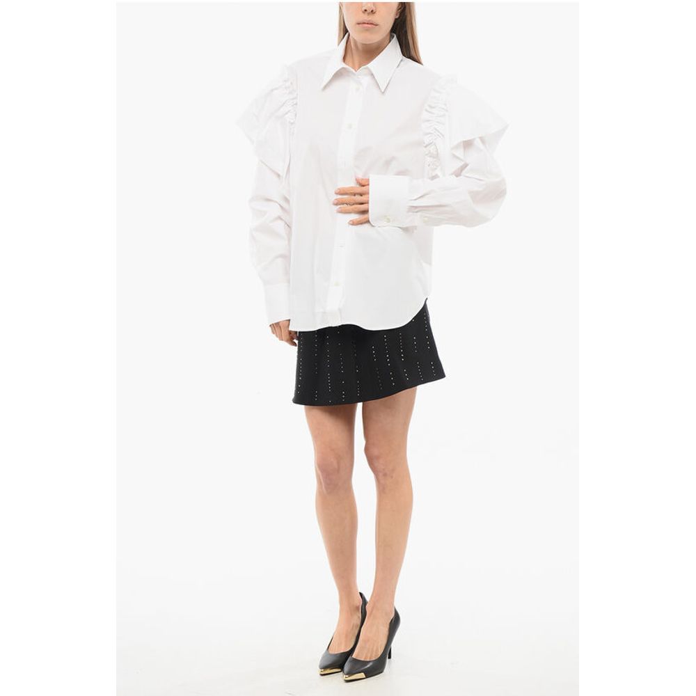 Viktor & Rolf Volant AMSTERDAM Blouse with Rhinestones