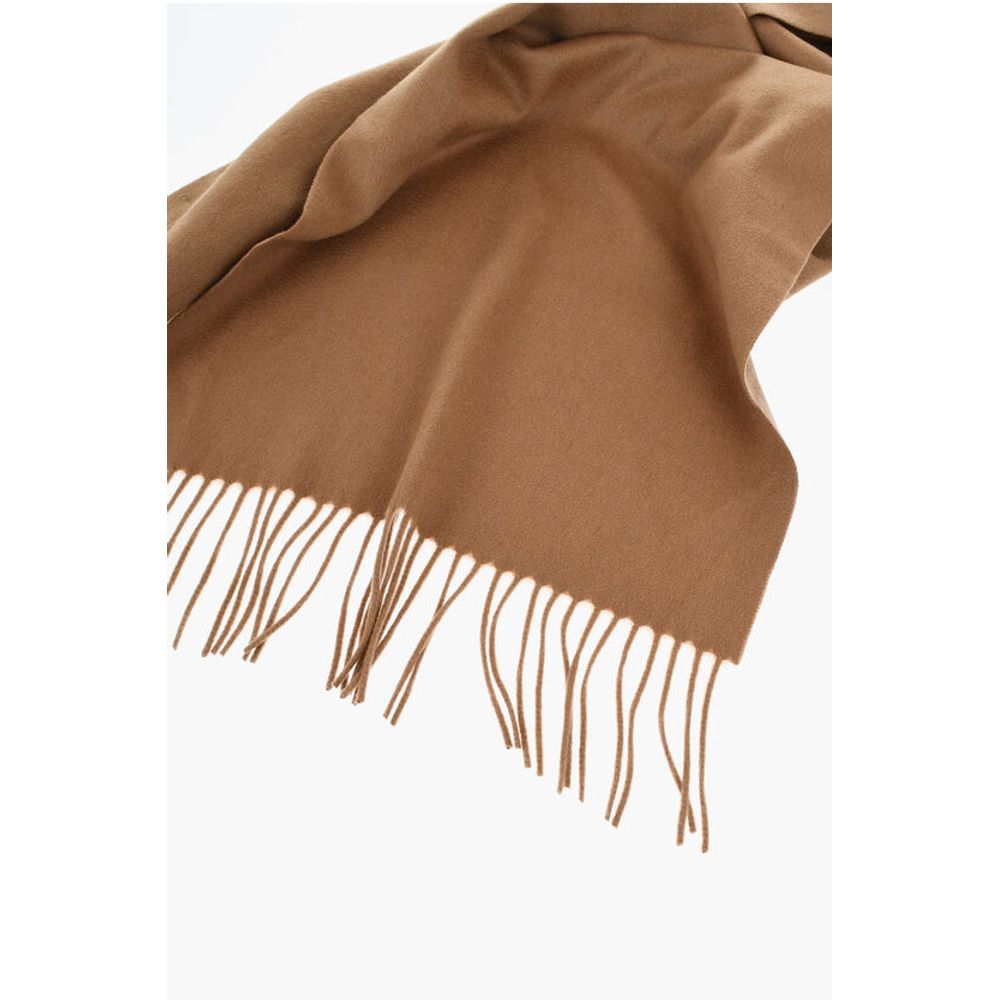 Destin Solid Color Cashmere BIVER Scarf with Fringes
