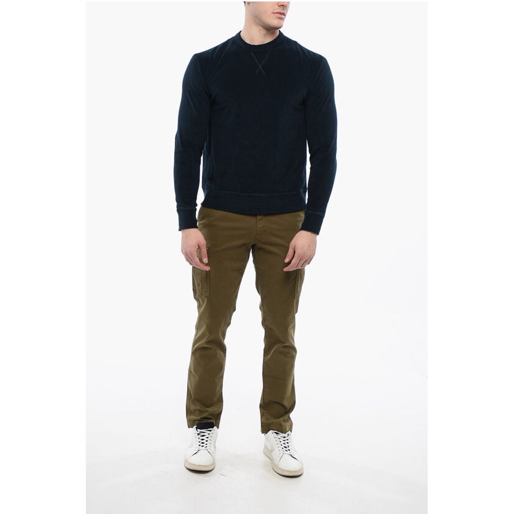 Bombažna majica z izrezom Altea Terry Crewneck