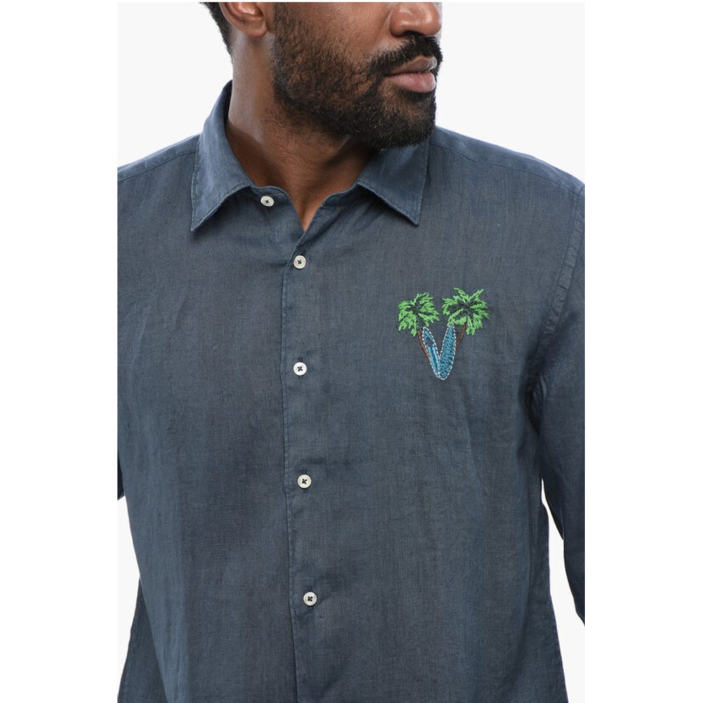 Altea Embroidered Linen Shirt