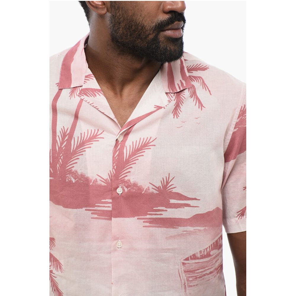 Altea Palms Print majica s kratkimi rokavi