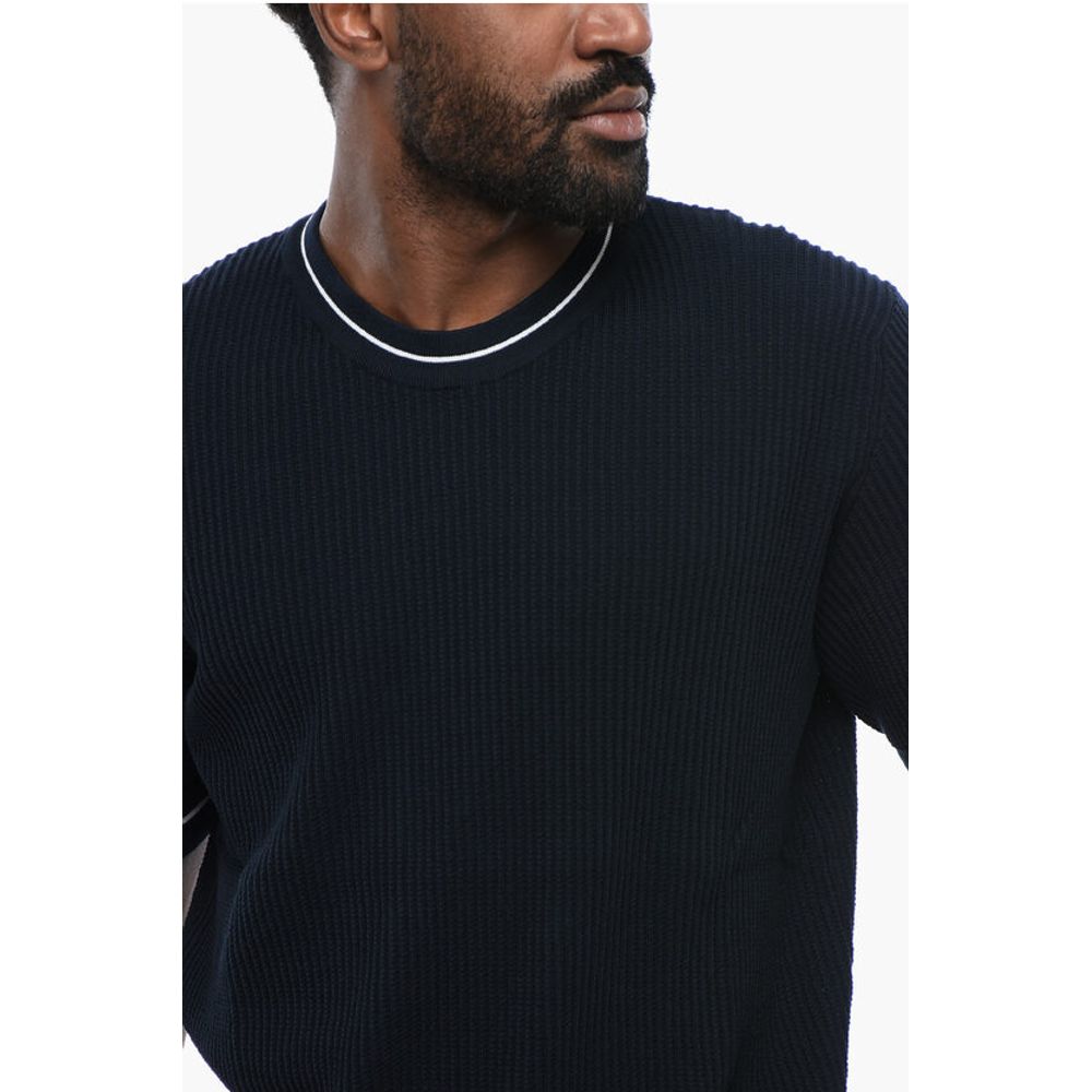 Altea Ribbed Cotton Dropped Shoulder T-Shirt