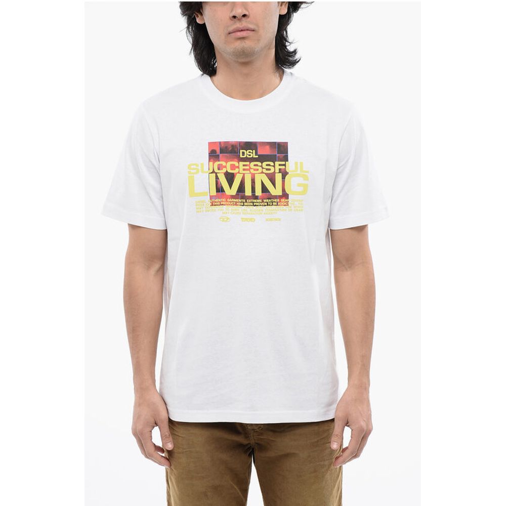 Diesel RED TAG Relaxed Fit T-JUST-N5 Crew-neck T-Shirt with Graphic