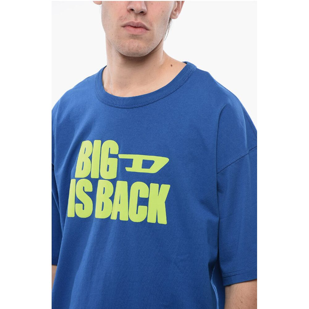 Diesel RED TAG Cotton T-BOXT-BACK Crew-neck T-shirt with Embossed P