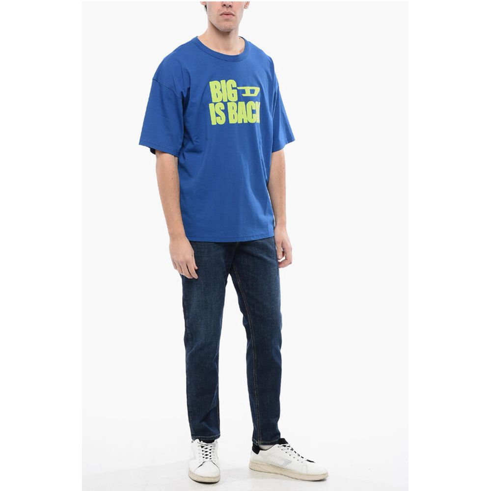 Diesel RED TAG Cotton T-BOXT-BACK Crew-neck T-shirt with Embossed P