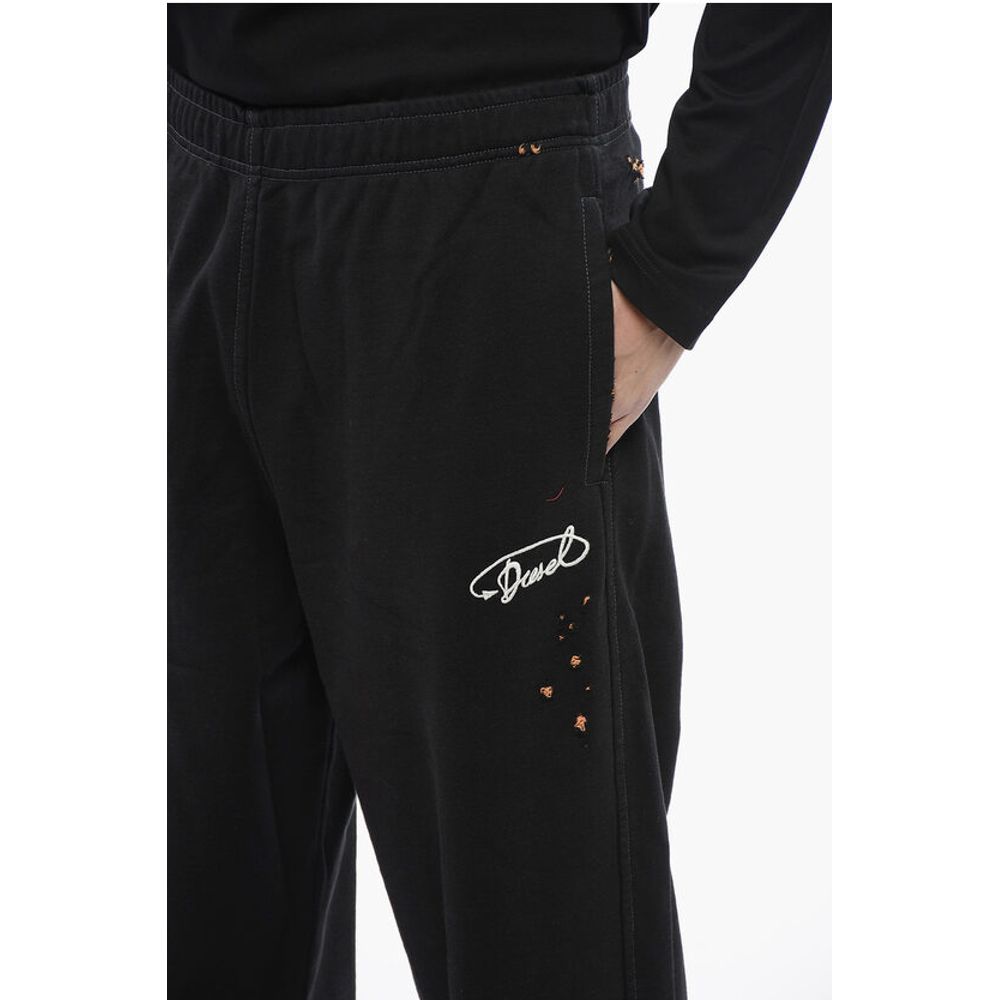 Diesel RED TAG Embroidered P-MARKY-POCK Casual Pants with Drawstrin