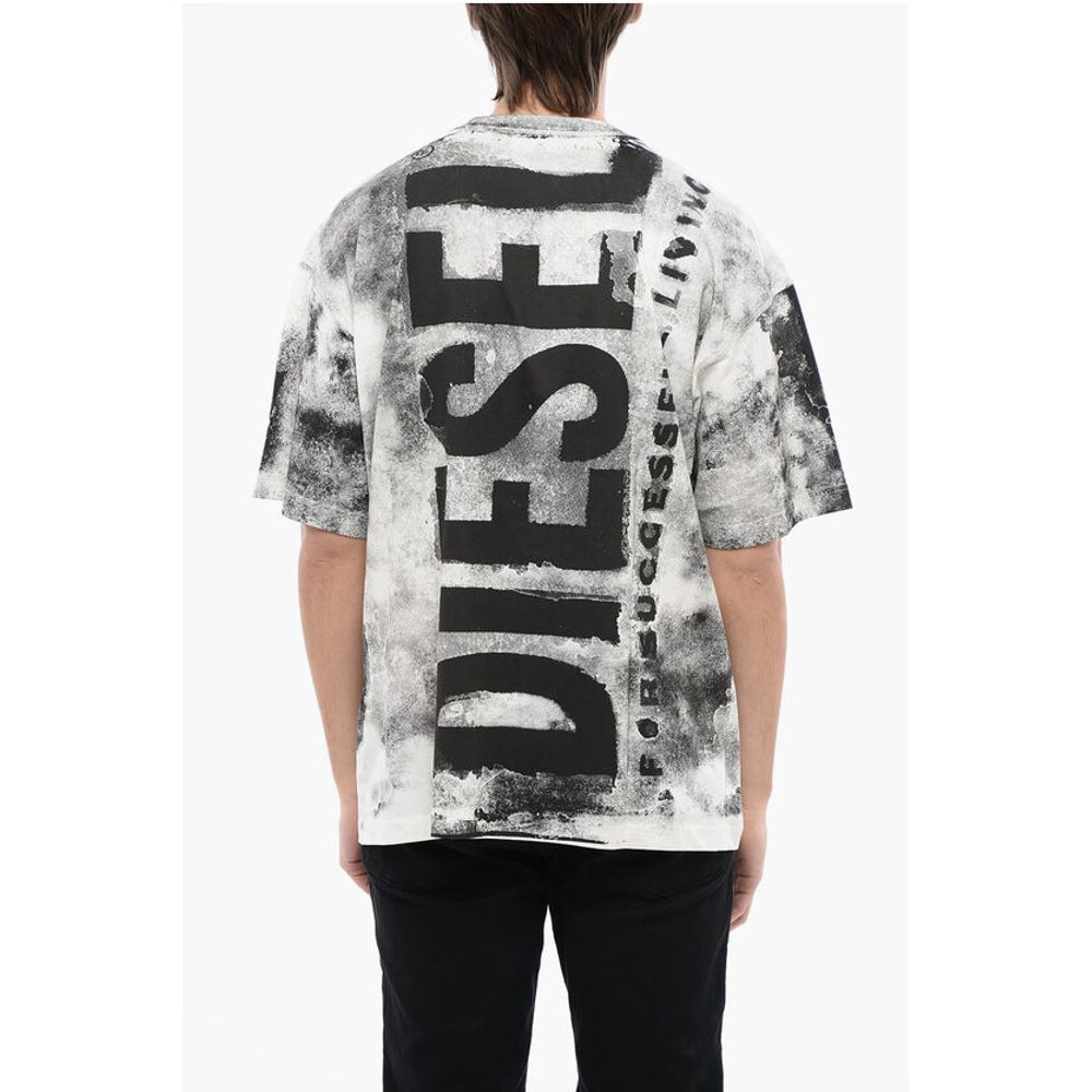 Diesel RED TAG Cotton T-BOXT-BISC Majica s posadko in prednjim vratom