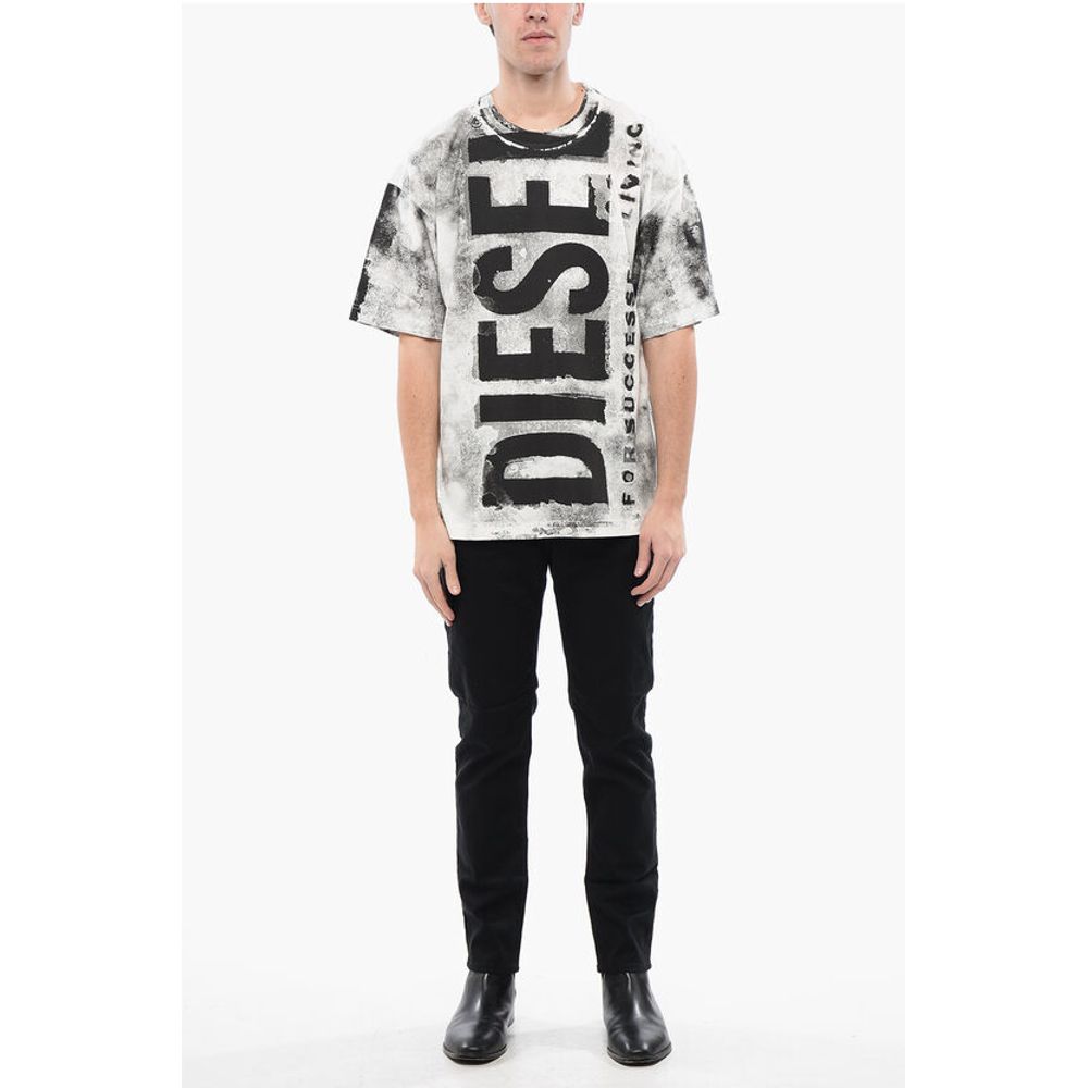 Diesel RED TAG Cotton T-BOXT-BISC Majica s posadko in prednjim vratom