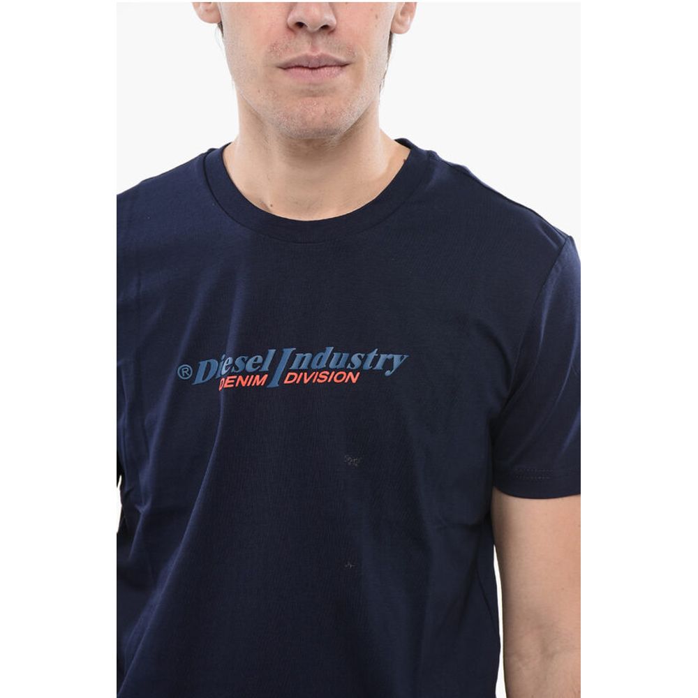 Diesel Solid Color T-DIEGOR NEW INDUSTRIES Crew-neck T-Shirt
