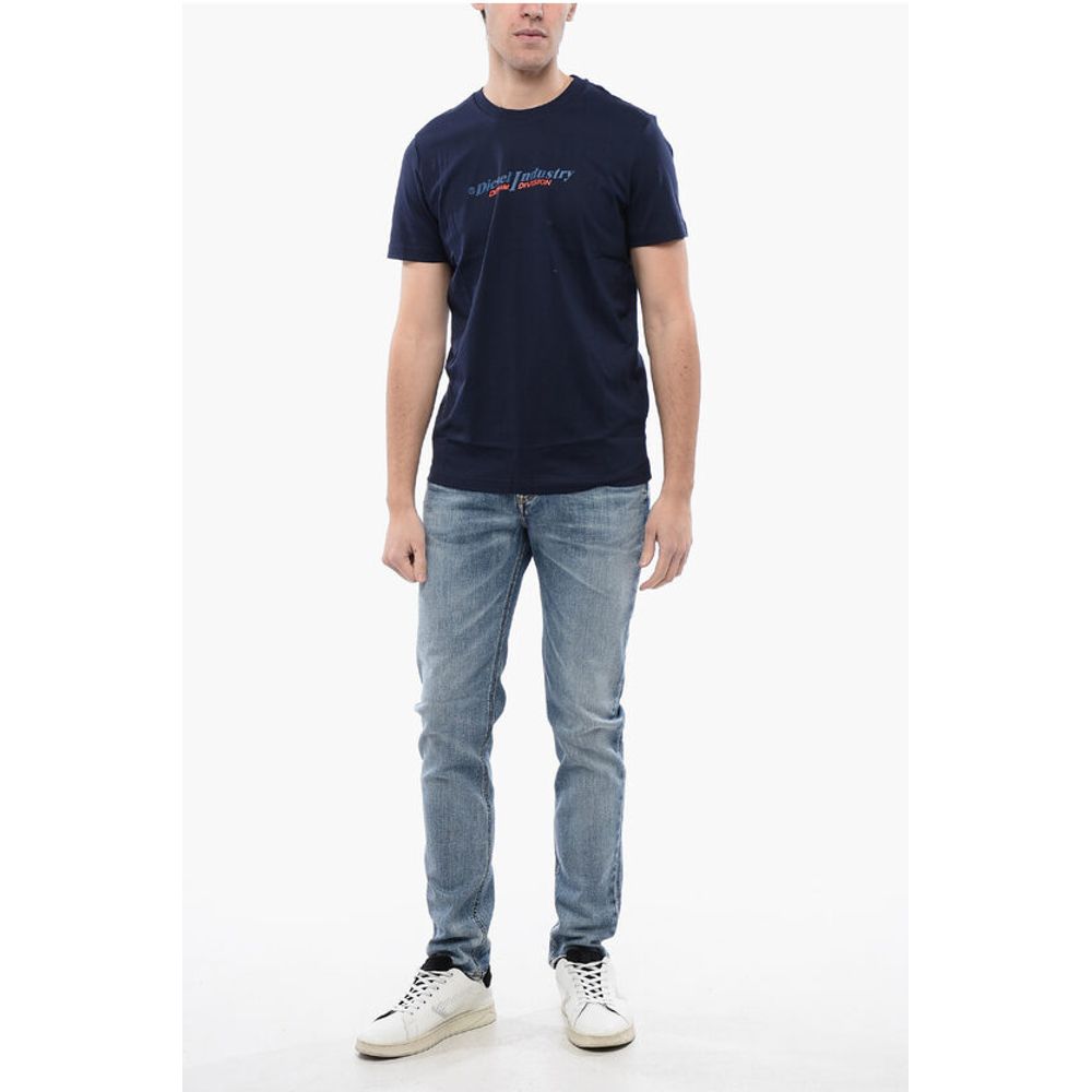Diesel Solid Color T-DIEGOR NEW INDUSTRIES Crew-neck T-Shirt