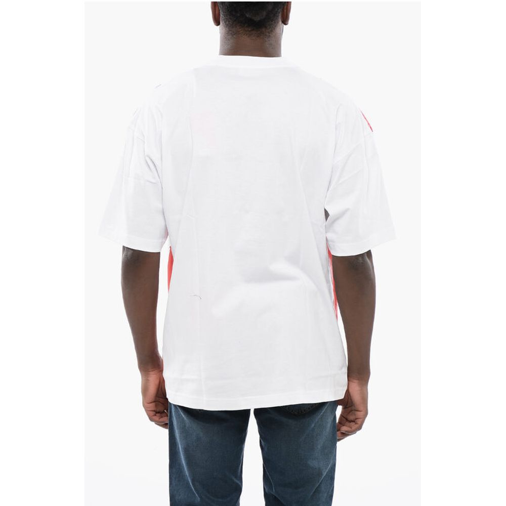 Diesel Crew-neck T-NABEL-M5 T-shirt with Maxi Frontal Logo