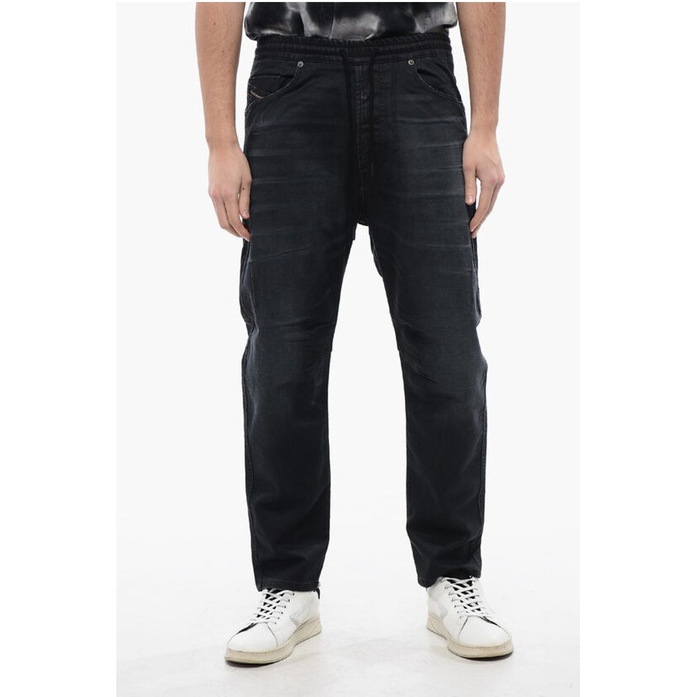 Diesel Solid Color 2040 D-AMAGE Jogg Jeans with Drawstring Waist 18