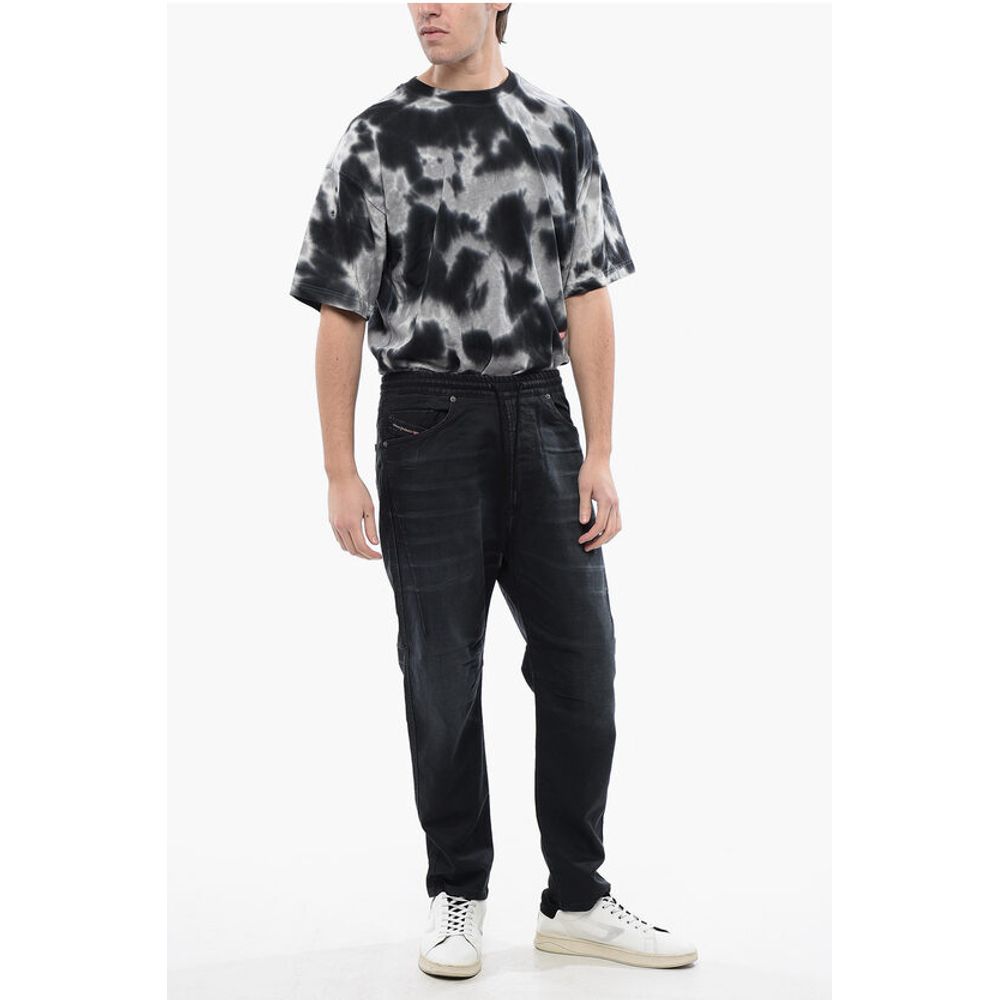 Diesel Solid Color 2040 D-AMAGE Jogg Jeans with Drawstring Waist 18