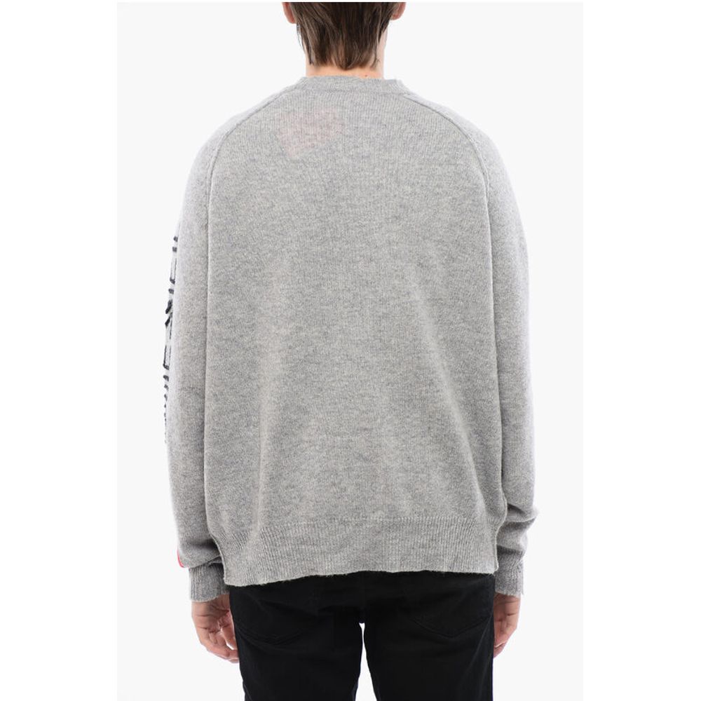 Diesel RED TAG Wool K-SARIA Crew-neck Sweater with Embossed Logo