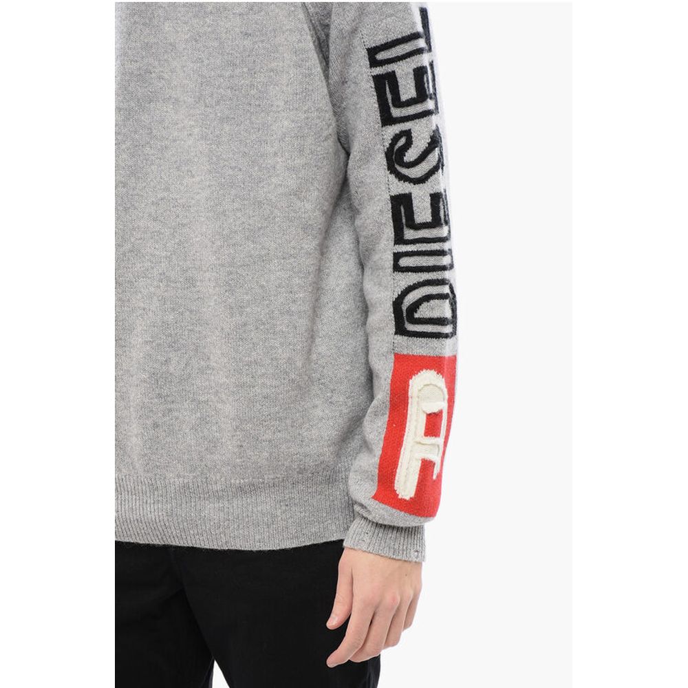 Diesel RED TAG Wool K-SARIA Crew-neck Sweater with Embossed Logo