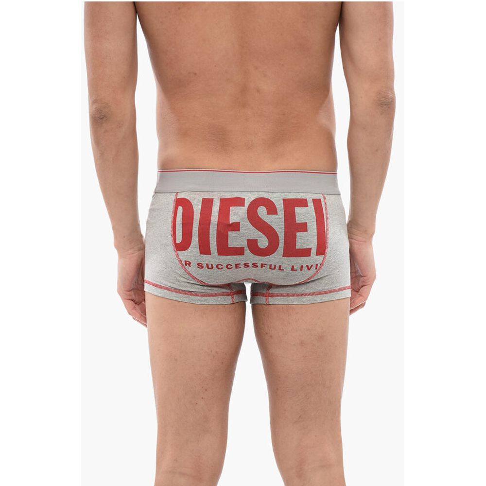 Diesel Stretch Cotton UMBX-DAMIEN-H Boxer with Visible Stitching
