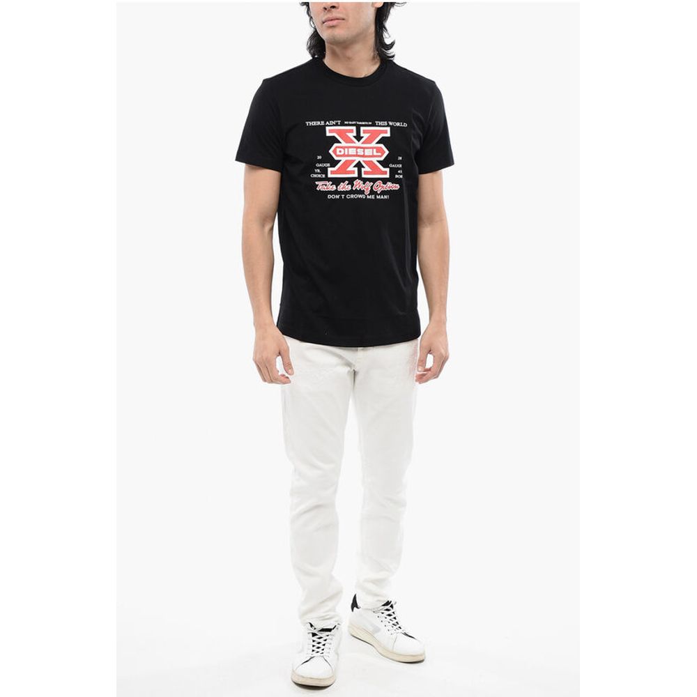 Diesel Front Printed T-DIEGOR-K48 Crew-neck T-Shirt