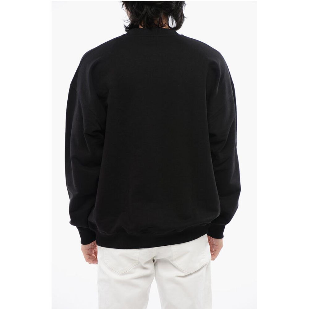 Diesel RED TAG Brushed Cotton S-MART-BIGOVAL Crew-neck Sweatshirt w