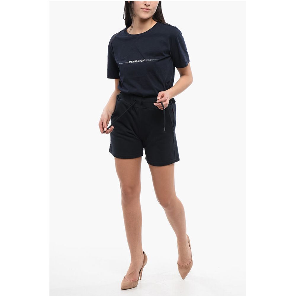 Woolrich Brushed Cotton Shorts with Embroidered Logo