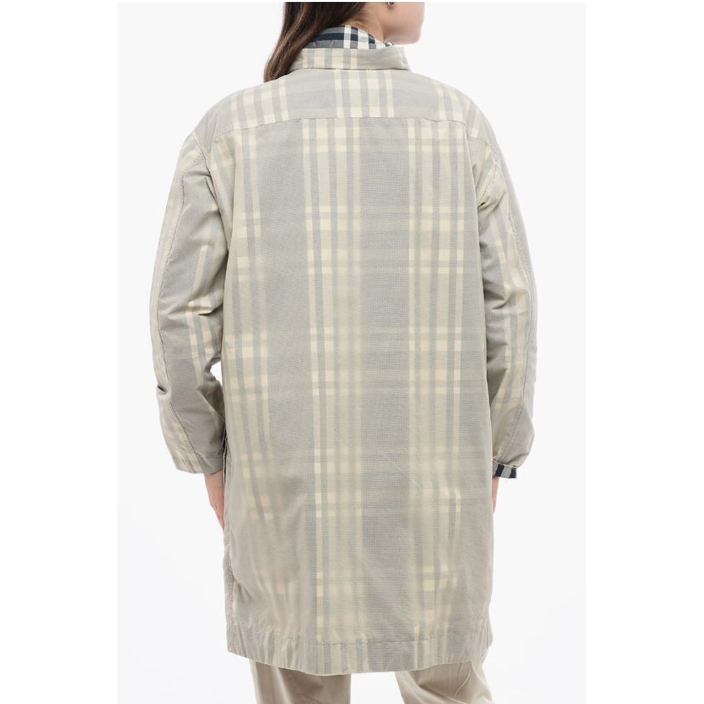 Woolrich Tartan PEONY Coat With Hidden Hood