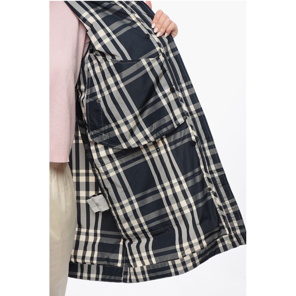 Woolrich Tartan PEONY Coat With Hidden Hood