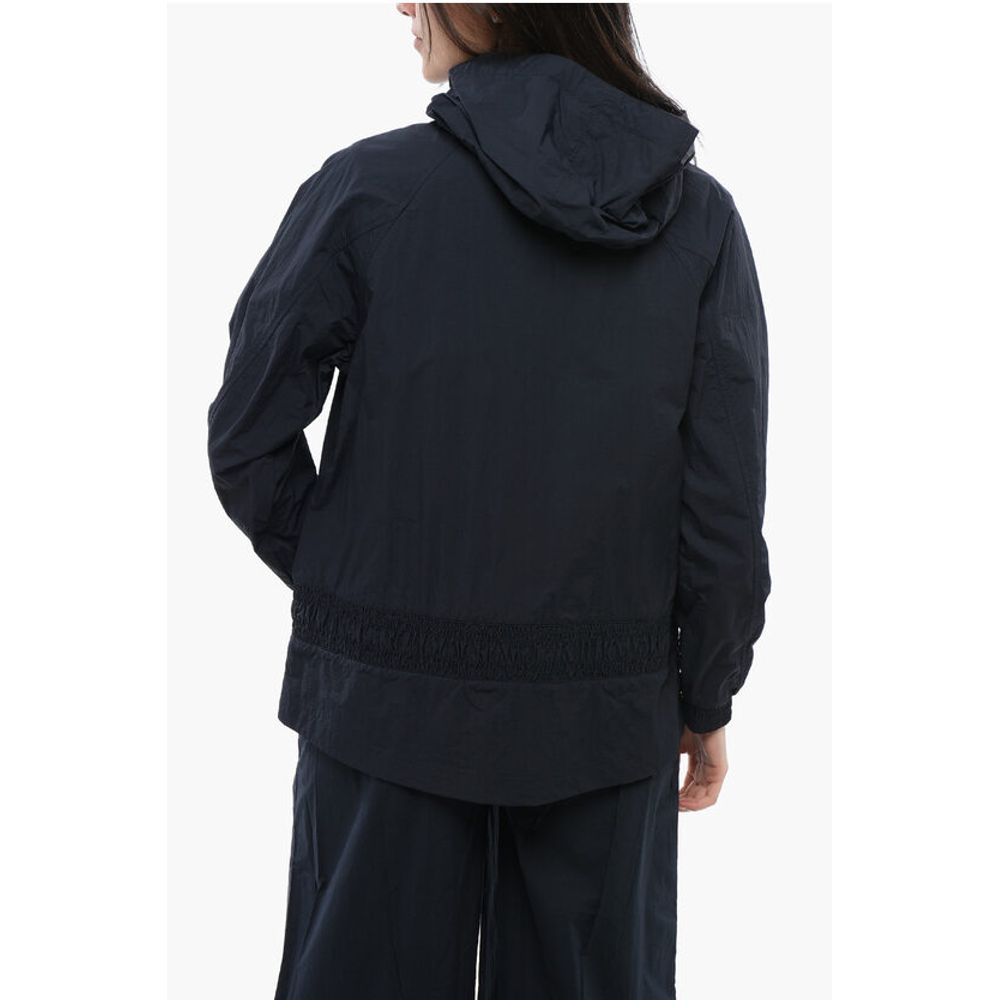 Woolrich Nylon CRINKLE Windbreaker with Drawstringed Waist