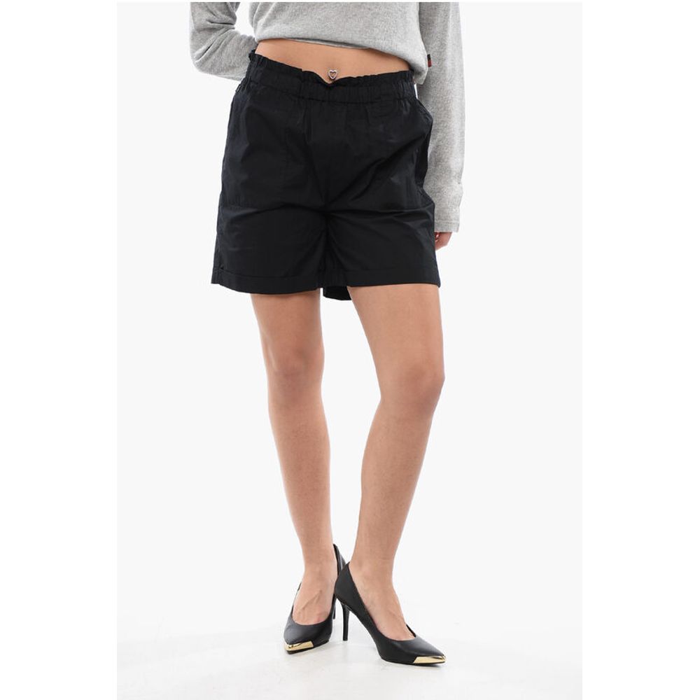Woolrich Cotton Shorts witrh Elastic Waistband