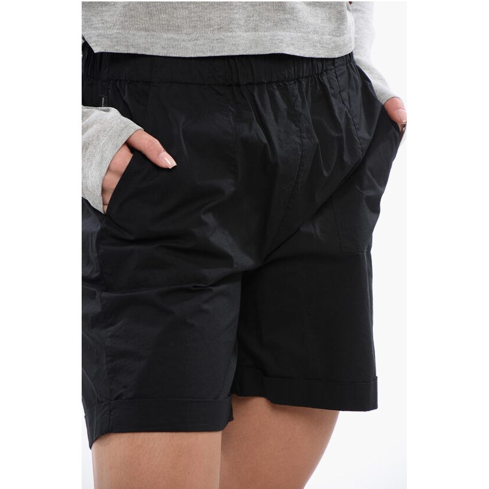Woolrich Cotton Shorts witrh Elastic Waistband
