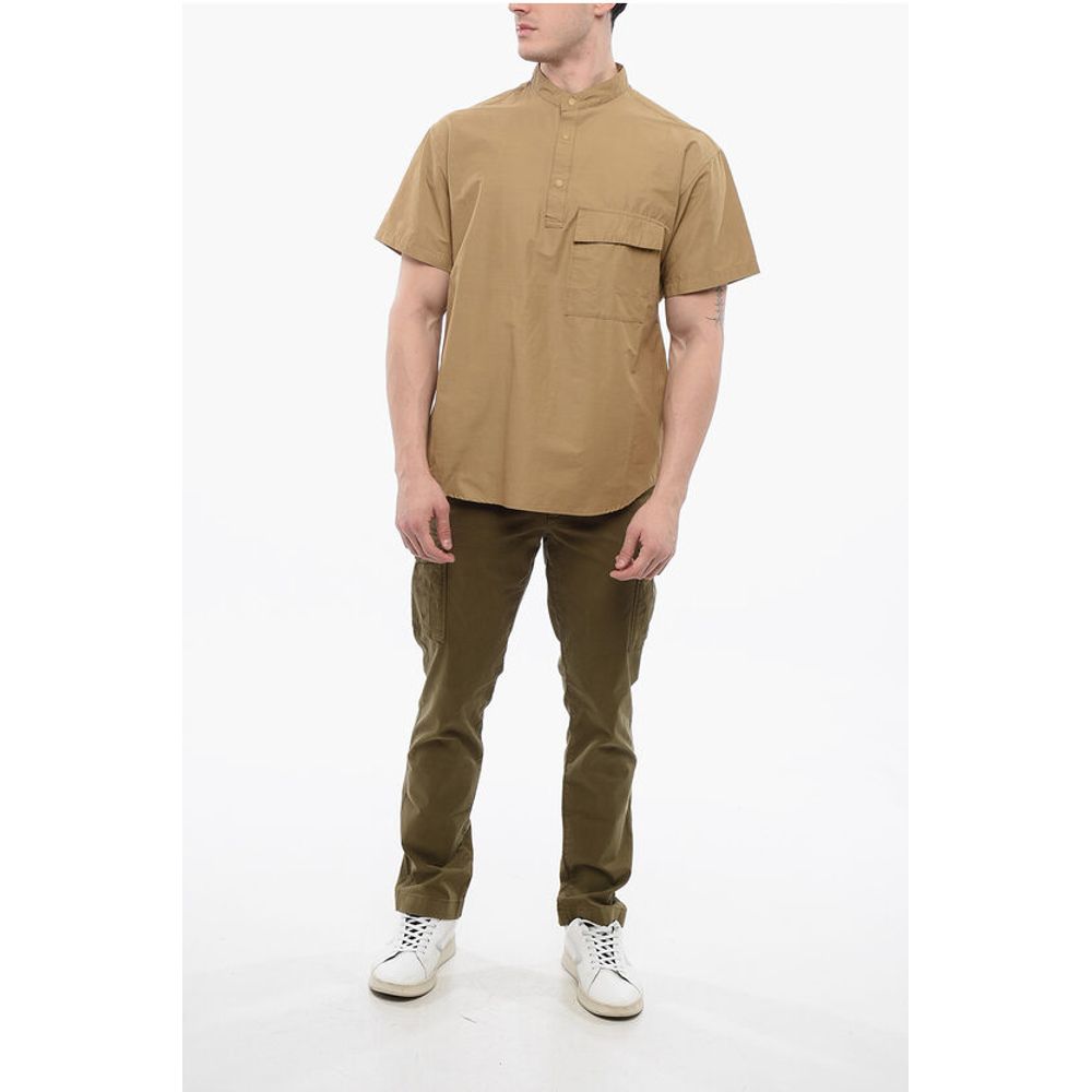 Woolrich Buttoned CORDURAxWOOL T-shirt