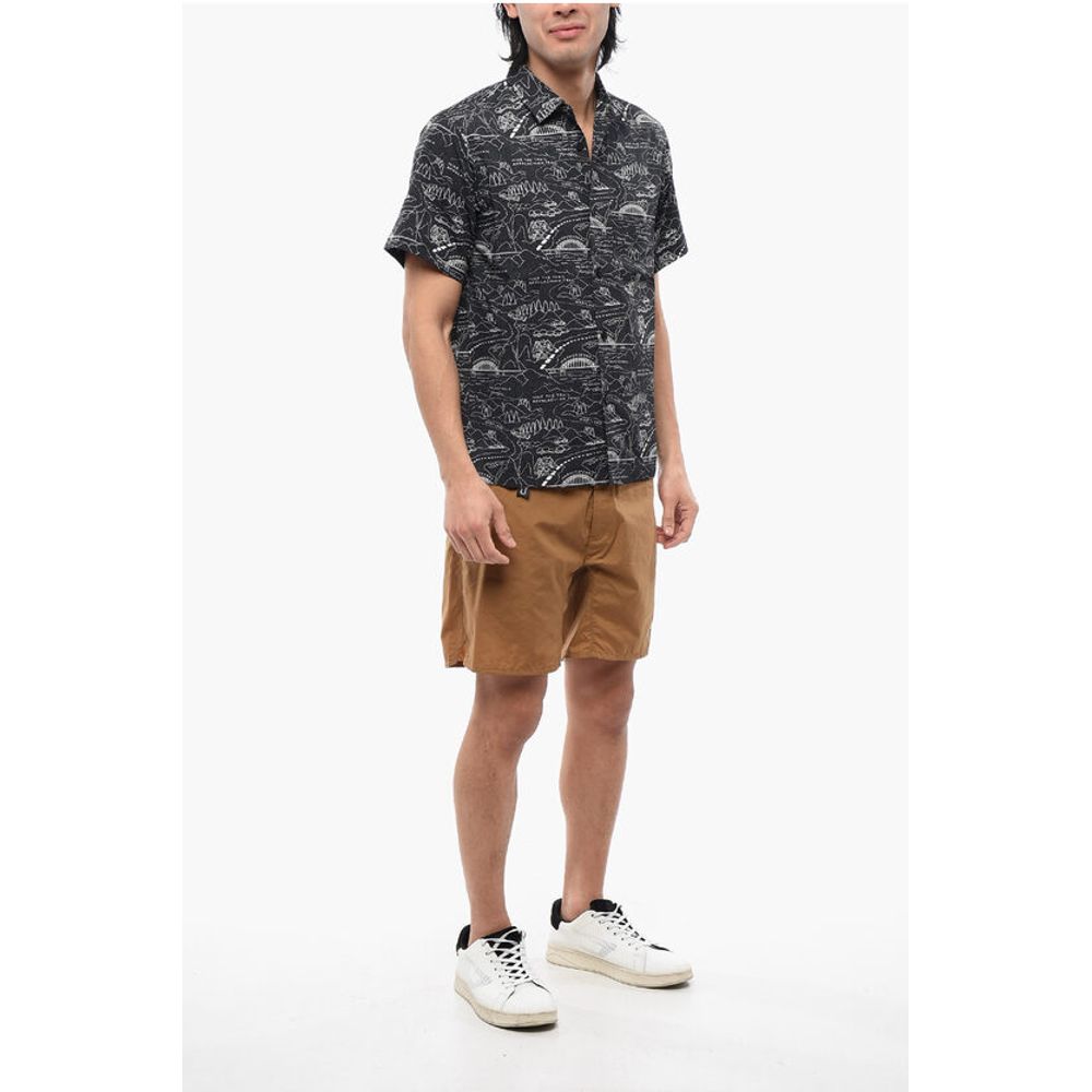 Woolrich Allover Print Short Sleeved Shirt