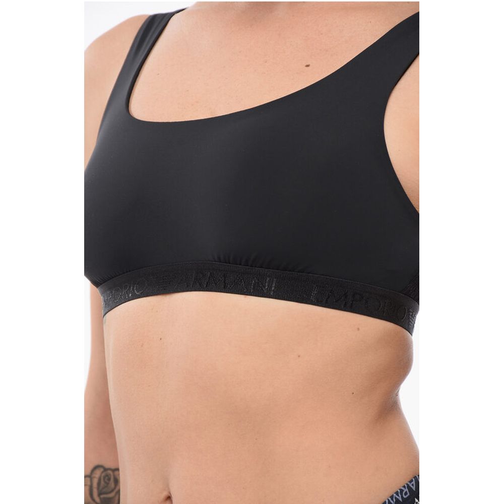 Armani EMPORIO Lycra Bra with Monogram Detail