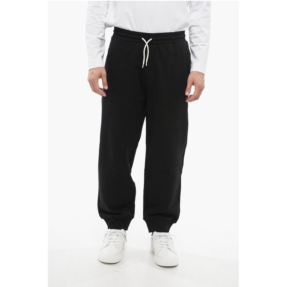 Armani EMPORIO Brushed Cotton Sweatpants with Cuffs