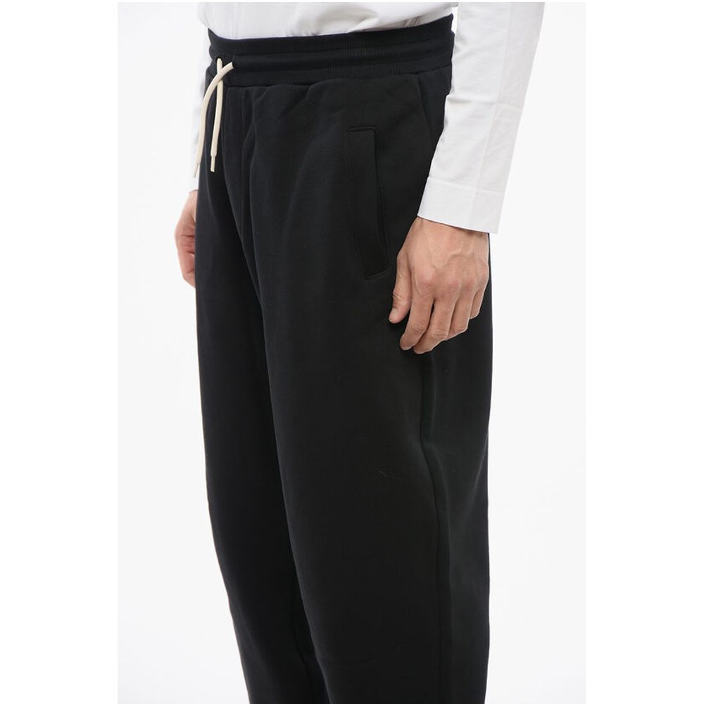 Armani EMPORIO Brushed Cotton Sweatpants with Cuffs