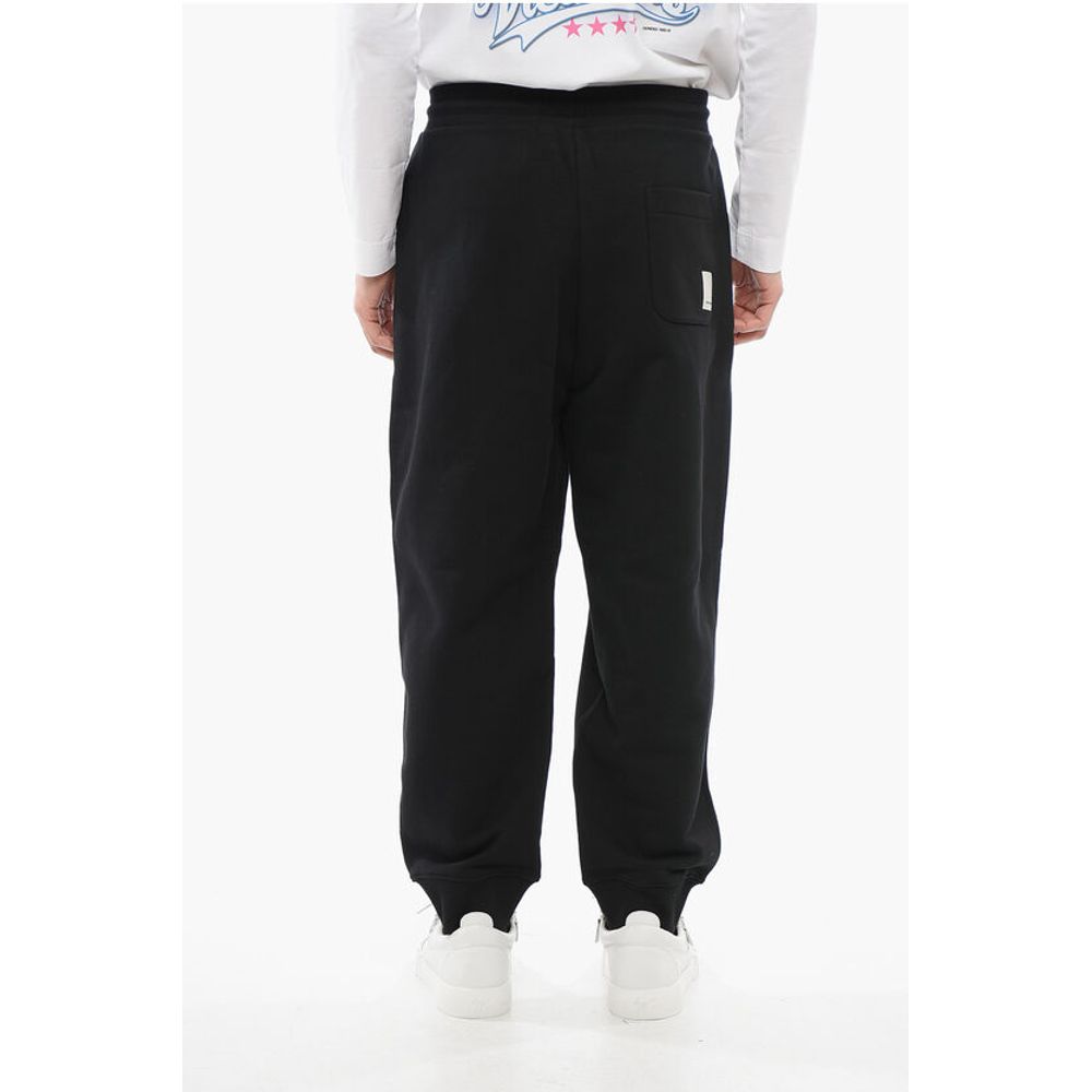 Armani EMPORIO Brushed Cotton Sweatpants with Cuffs