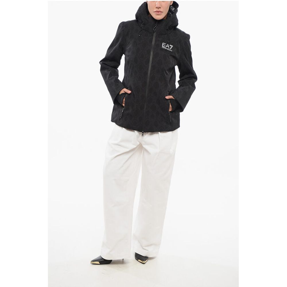 Armani EMPORIO Logoed Hooded Down Jacket