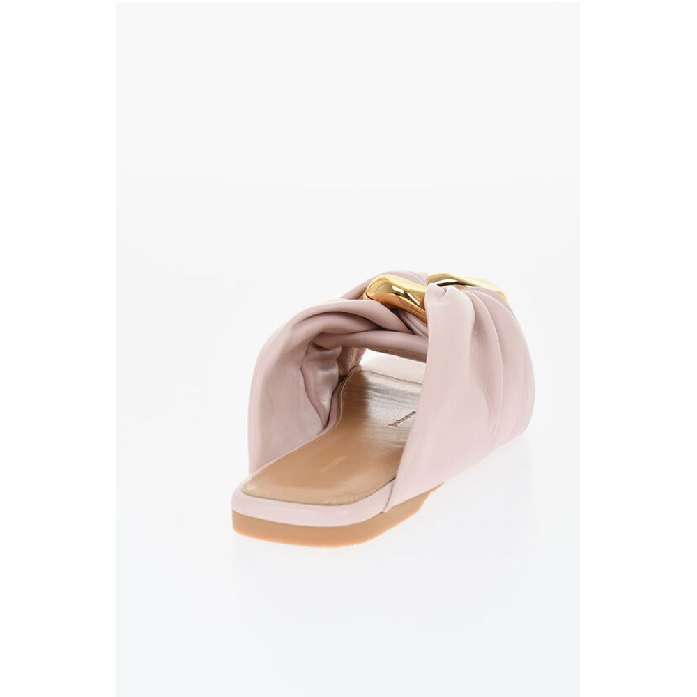 J.W.Anderson Twisted Leather Slides
