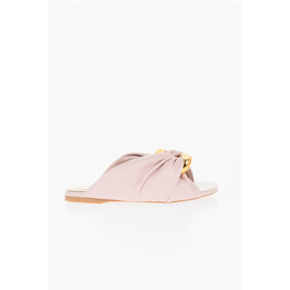 J.W.Anderson Twisted Leather Slides