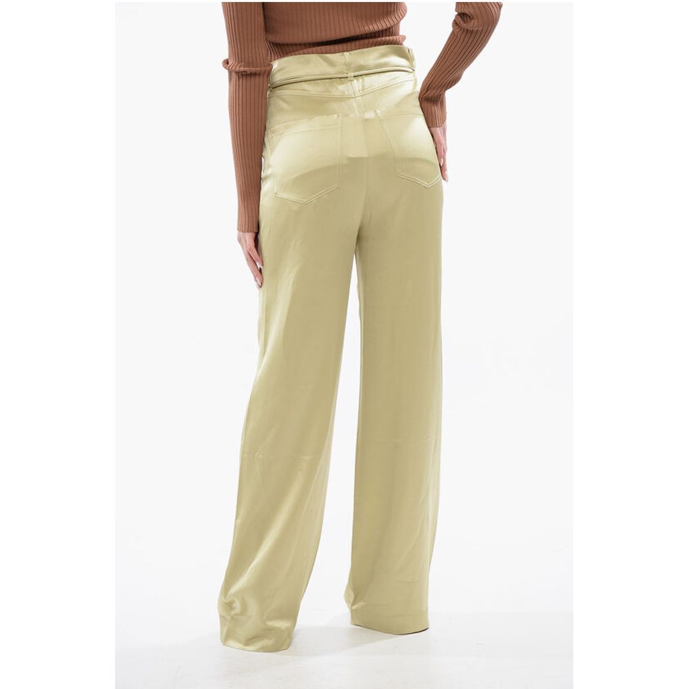 Nanushka Wide Leg Satin Pants