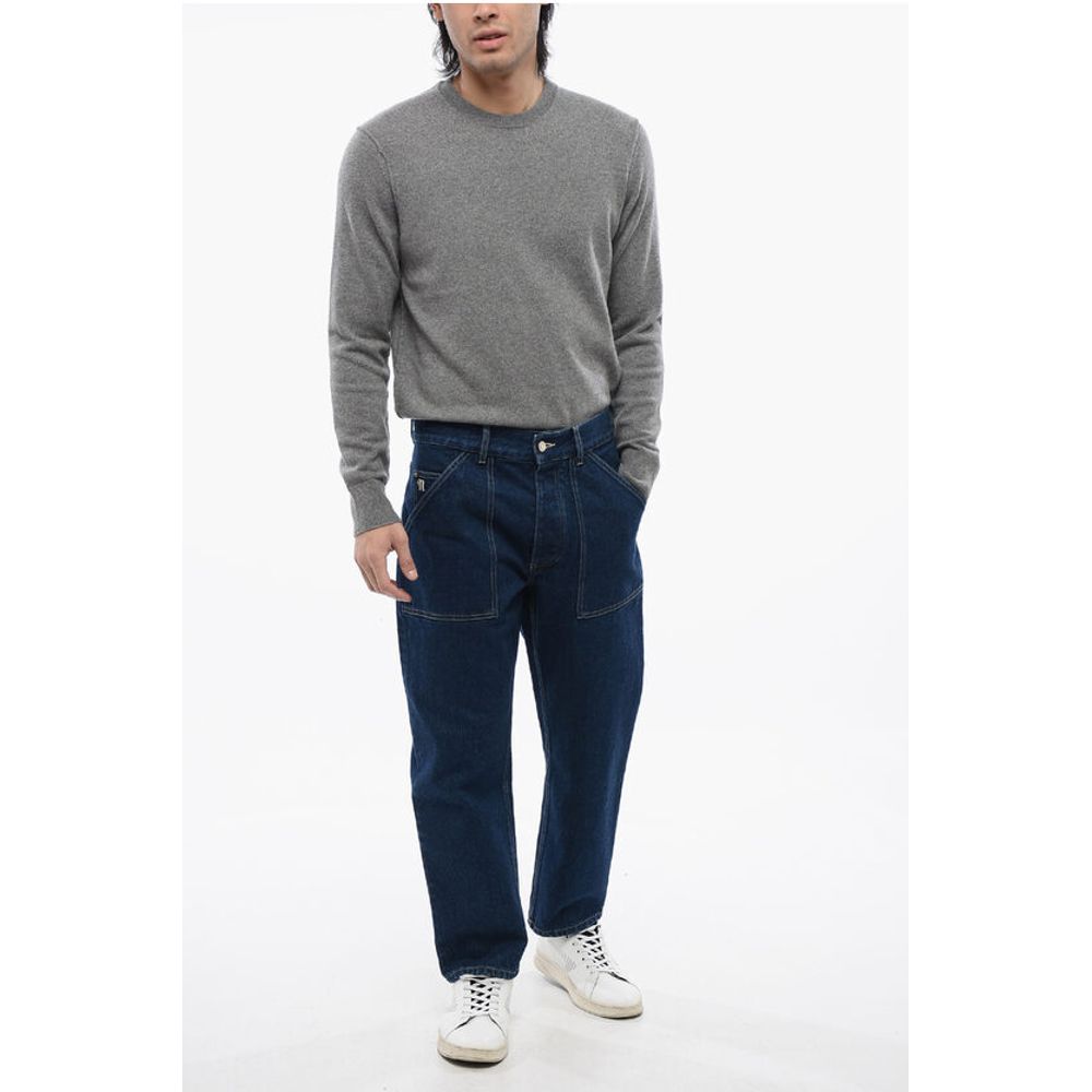 Nanushka Visible Stiching JASPAR Regular Fit Jeans 19cm