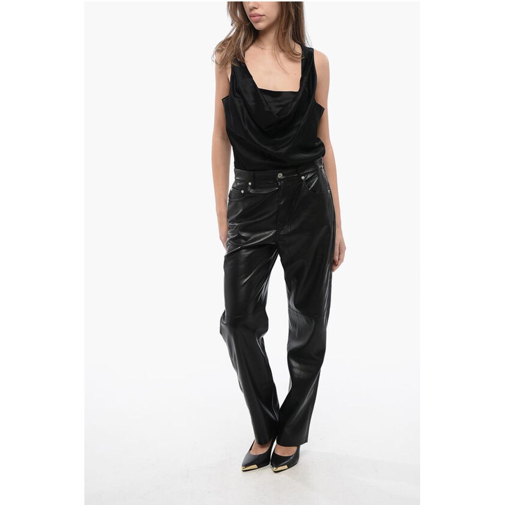 Nanushka Faux Leather VINNI 5-Pockets Pants