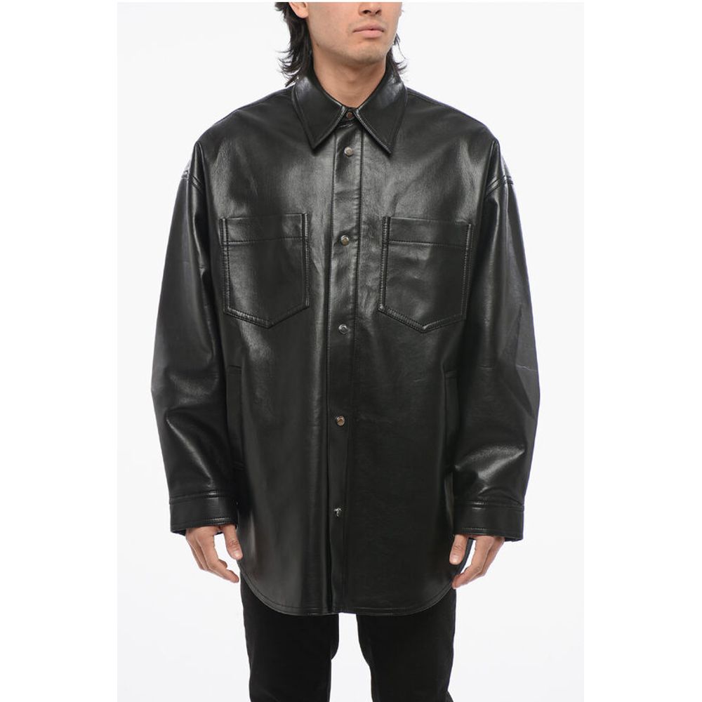 Nanushka Leather Overshirt